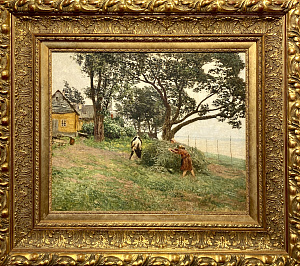 Дубовской Николай Никанорович (1859-1918). Летом на даче. 1894 г. Холст, масло; 47 × 56 см