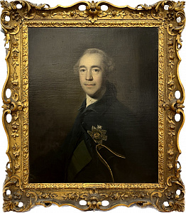 Сэр Рейнольдс (Reynolds) Джошуа (1723-1792). Портрет Ч. Колье, 2-го графа Портмора. 1758 г. Холст, масло. 76.2 х 63.8 см.
