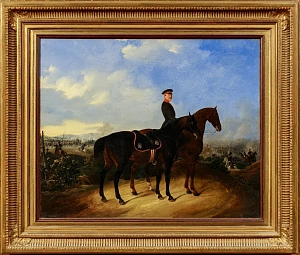 Швабе Александр Петрович (1818/24 - 1872). Портрет коня офицера свиты Его Императорского Величества. 1849 г.