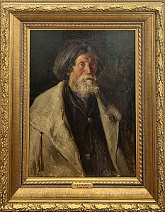 Архипов Абрам Ефимович (1862-1930). Крестьянин. 1880-е гг. Холст, масло. 60.9 х 46.2 см. 