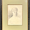 Репин Илья Ефимович (1844-1930). Портрет молодой девушки. 1867 г. Бумага, графический карандаш. 32.5 х 22.5 см.