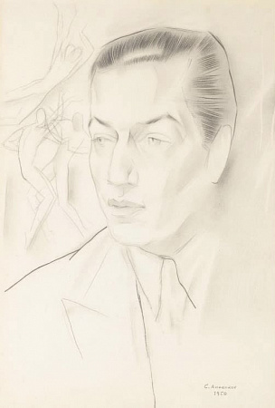 Анненков Юрий Павлович (1889–1974). Портрет Сержа Лифаря. 1950 г. 
