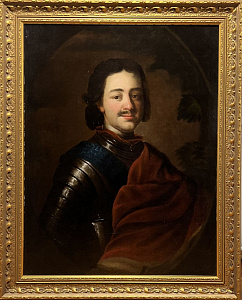 Неизвестный художник. Портрет царя Петра I. 1710-е годы. Холст, масло. 91 х 71 см.